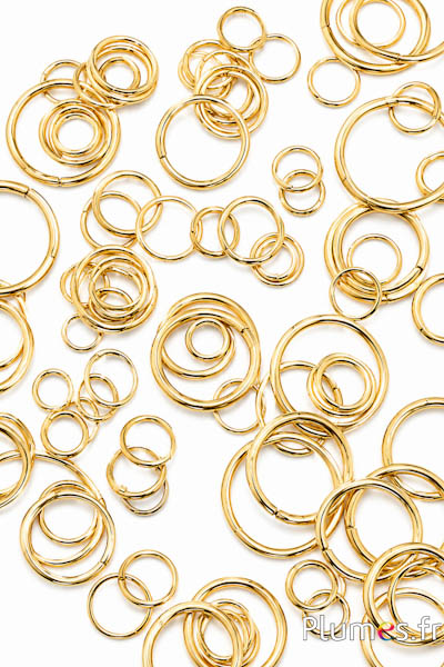 Verbindungsringe - Ø 5-12 mm - goldfarben